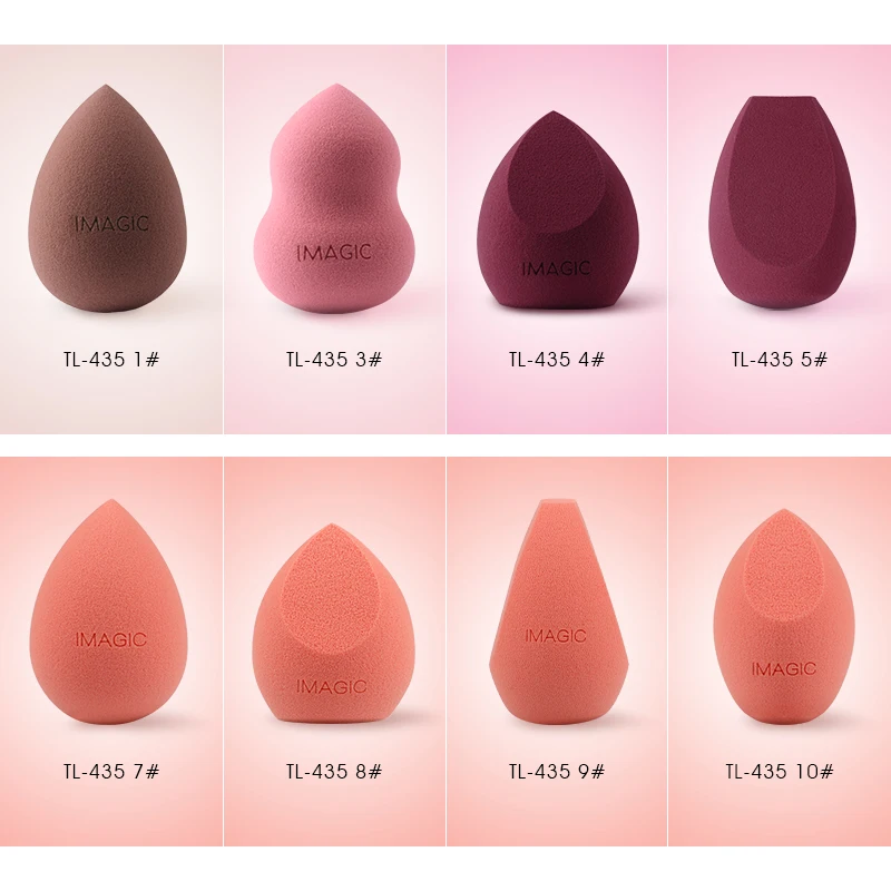 IMAGIC Makeup Sponge Professional Cosmetic Puff For Foundation Concealer Cream Beauty Make Up Soft Water Wholesale 5