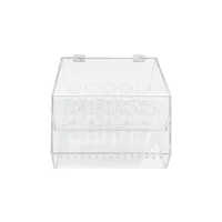 Boîte de chaîne électrique orthodontique 2 en 1, distributeur de cravate de Ligature en acrylique, boîte de stérilisation pour cravate de Ligature, chaîne électrique 4
