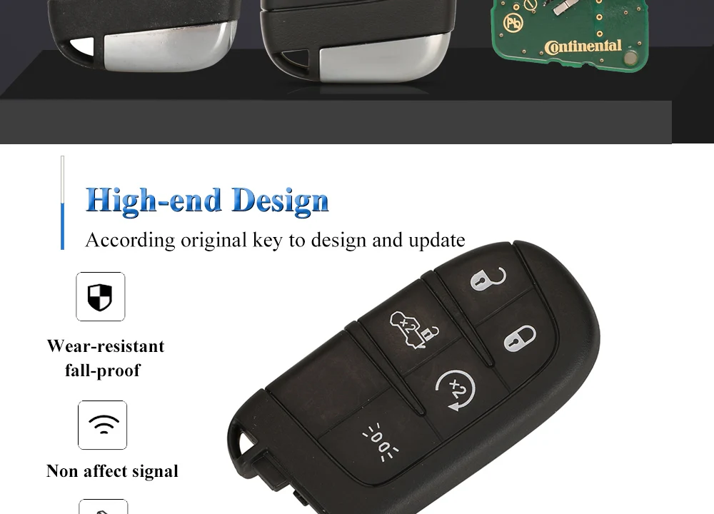 Keyforkess Original Factory 5Button per Fiat Toro 500 500L 500X 2016 OEM Smart Remote Key Fob controllo automatico 433MHz 4A Chip SIP22 11 Keyforkess Original Factory 5Button per Fiat Toro 500 500L 500X 2016 OEM Smart Remote Key Fob controllo automatico 433MHz 4A Chip SIP22 - Sf7535463003f457ca33c4f3ddbefb592l