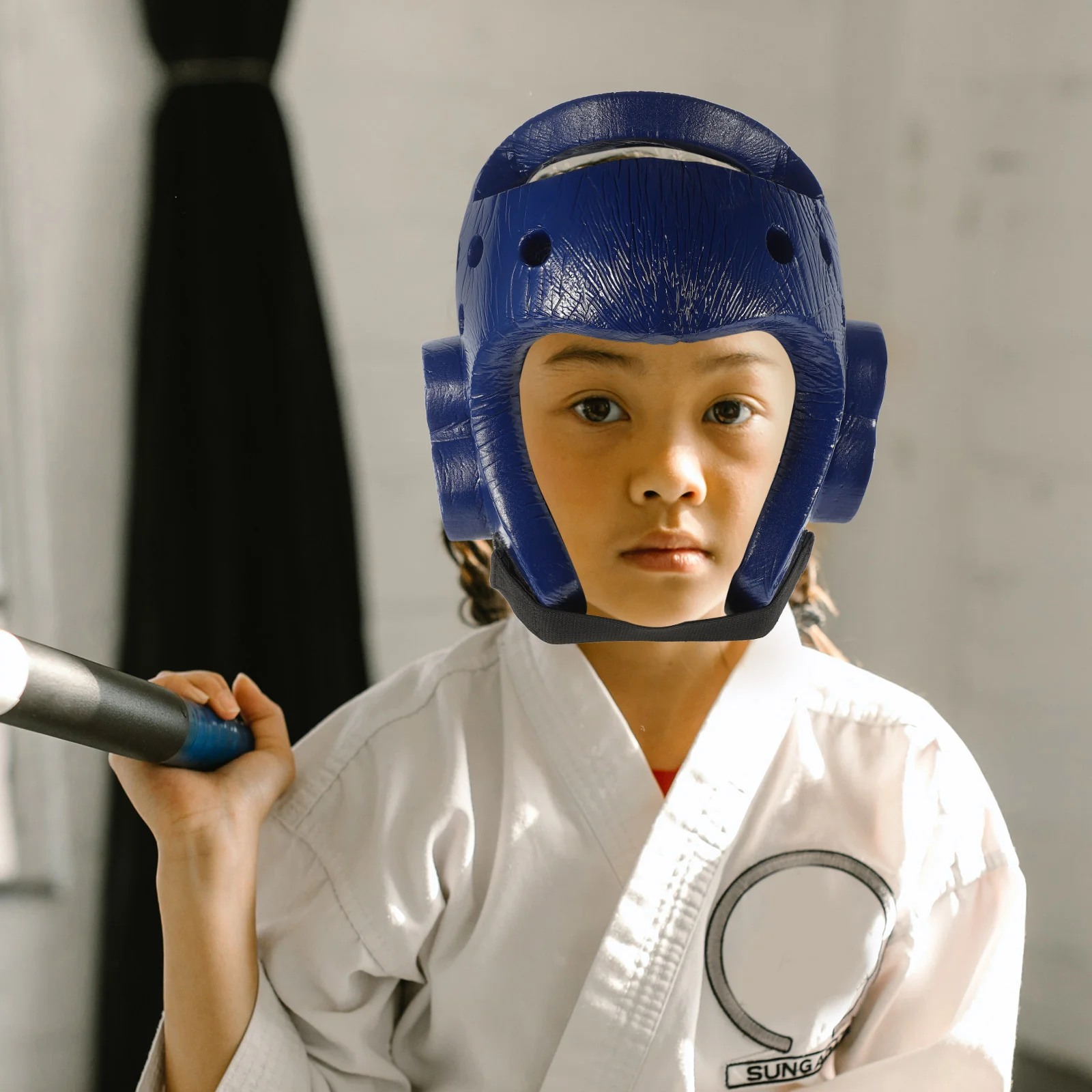

Kids Boxing Headgear EVA Taekwondo Sparring MMA Protector Headgear Kickboxing Guard for Fighting Judo Size XS Red