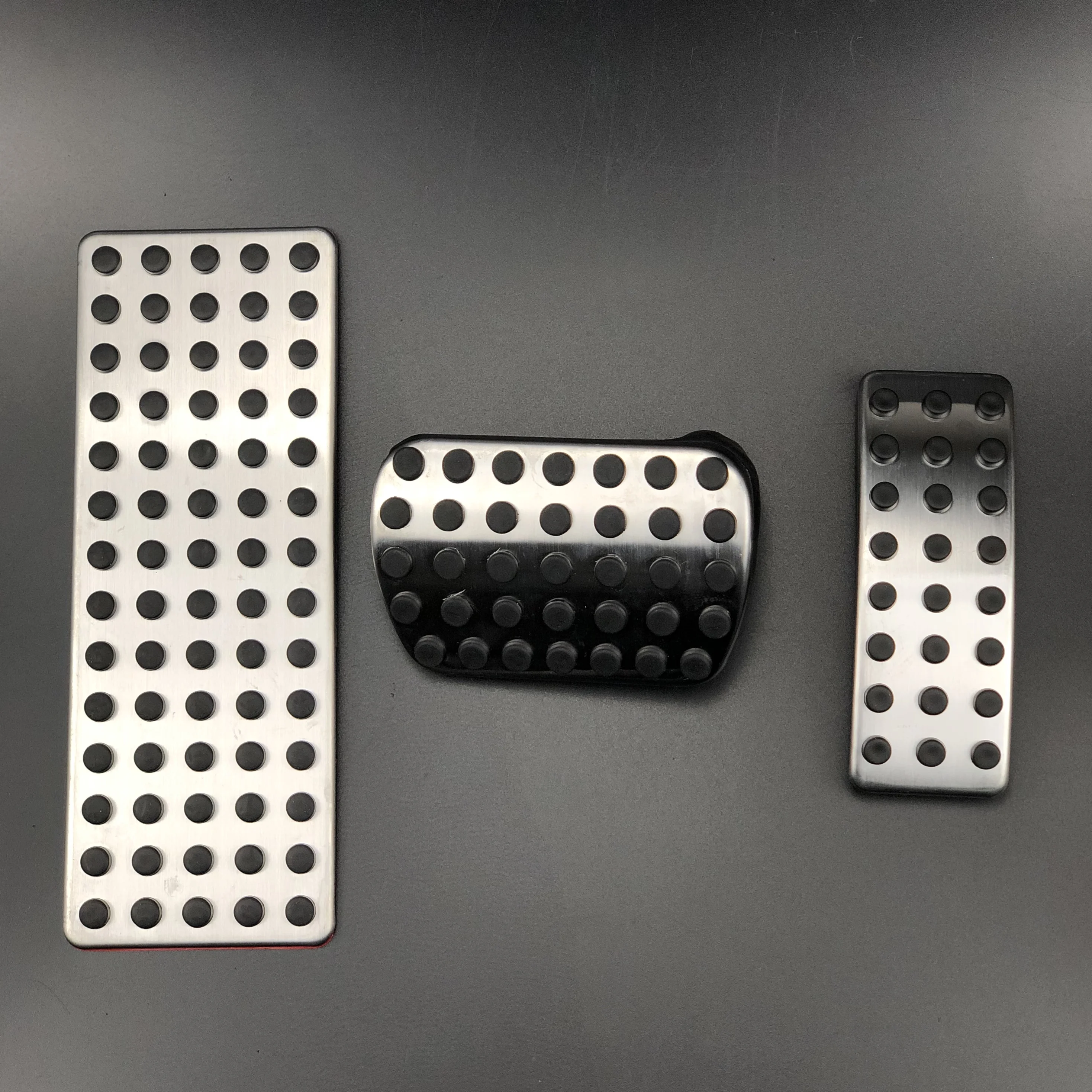 Pedali Auto In Acciaio Inox Per Mercedes Classe A, B, CLA, GLS, GLE, R - Set Da 2 Pezzi - Foto 2