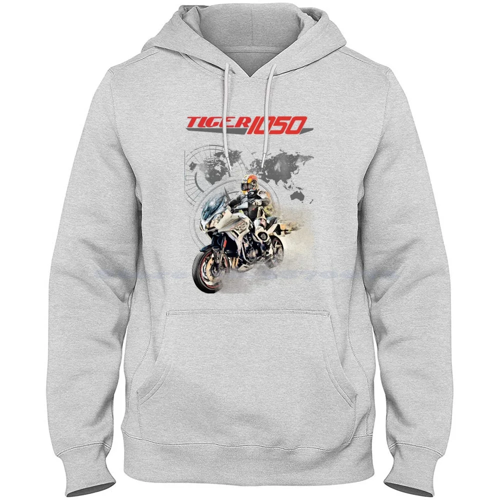 

Tiger Sport 1050 100% Cotton Hoodie Motorcycles Big Trail Motorbike Adventure Bikers Motoarte Motorsport Tie Dye 2020 Rr