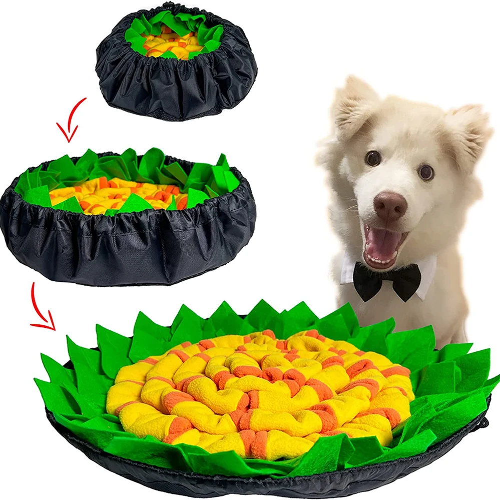 Dog Sniffing Pad Slow Food Box Training Sniff Mat Dogs Release Stress  Training Carpet Puppy Interactive Toys Pet Christmas Gift - AliExpress