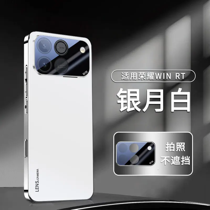 Luxury Electroplated Acrylic Case with Shockproof Bumper and Skin-Feel Lens Protection