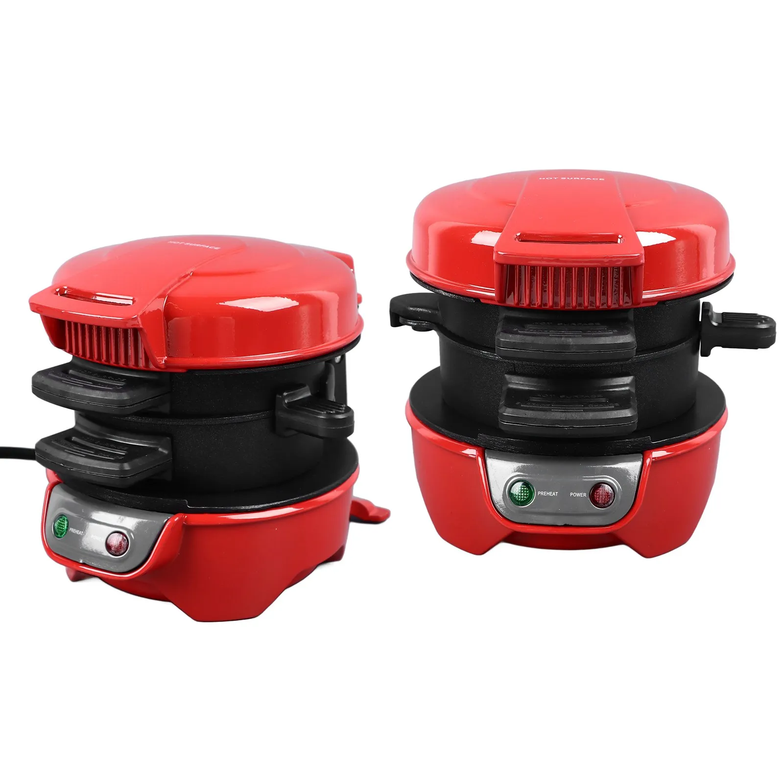 Description Picture 3 of itemElectric Burger Sandwich Maker 600W Bread Grill Baking Toaster Bread Machine for Breakfast Home Kitchen Pancake Pan 110-220V