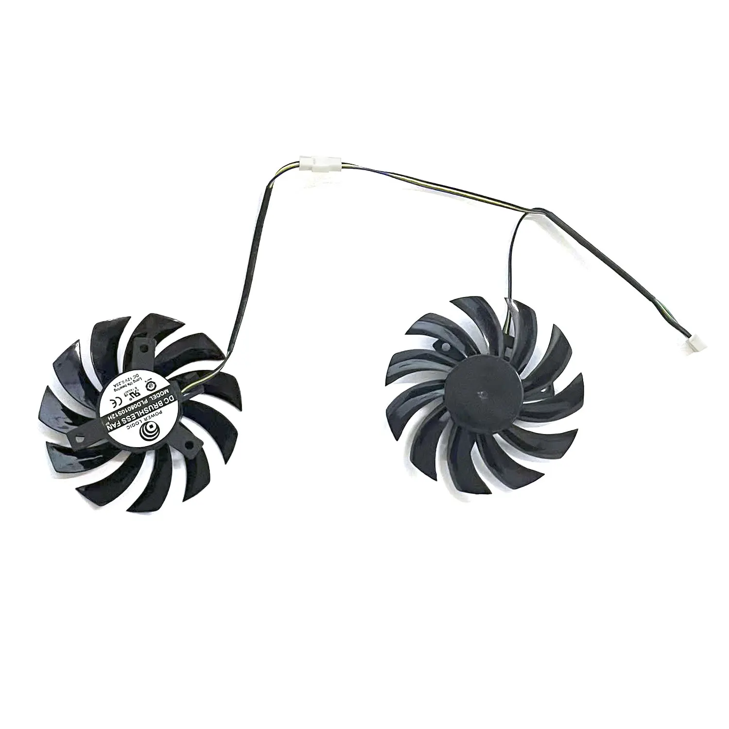 The new GTX 580 GPU Fan PLD08010S12HH 4PIN 75MM is available for MSI GTX 460 560 570 580, R6850 6870 6790 graphics card cooling