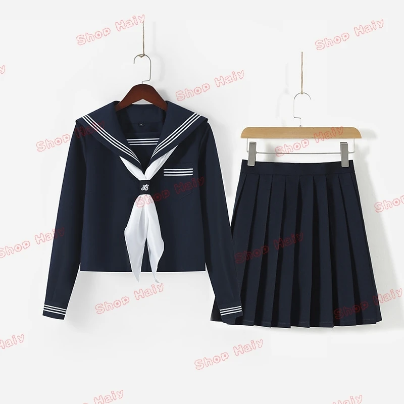Japanese and Korean Student Uniforms JK Uniforms Anime Cosplay Sailor Class Cyanosis Uniform Women Fashion School Girl