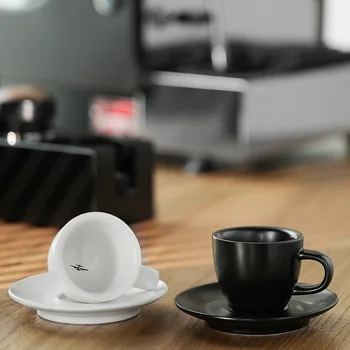 MHW-3BOMBER Tazza da caffè espresso Tazza da caffè e piattino in ceramica da 80 ml Barista domestico professionale Latte Art Mug Accessorio da cucina squisito 1