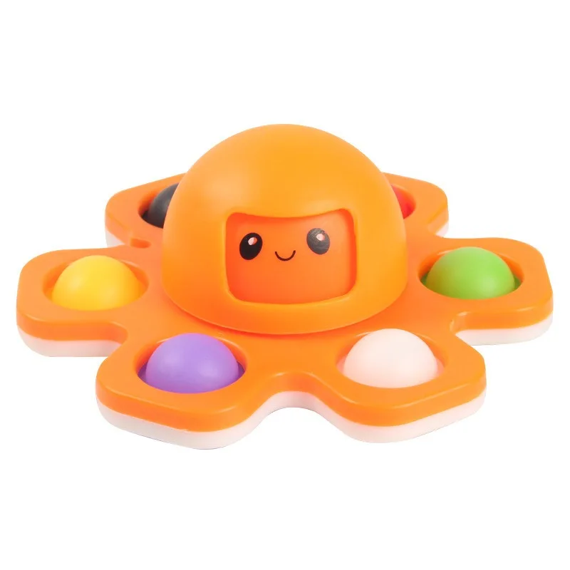 Fidget Spinner Octopus Squeeze POP EDC Relieve Stress Relief Toy Spinning Top Tip Gyro Antistresse for ADHD Children Rotating