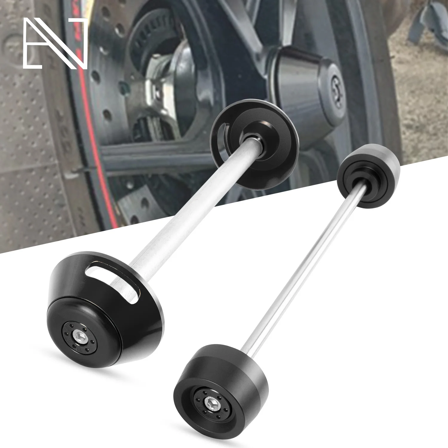 Moto Anteriore Asse Posteriore Forcella Protezione Della Ruota Crash Slider Per Ducati Sbk 848 Evo / Streetfighter 848 2009-2016