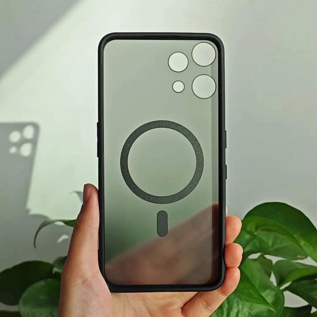 ELVEV Magnetic Shockproof Matte Anti-Fingerprint Phone Case