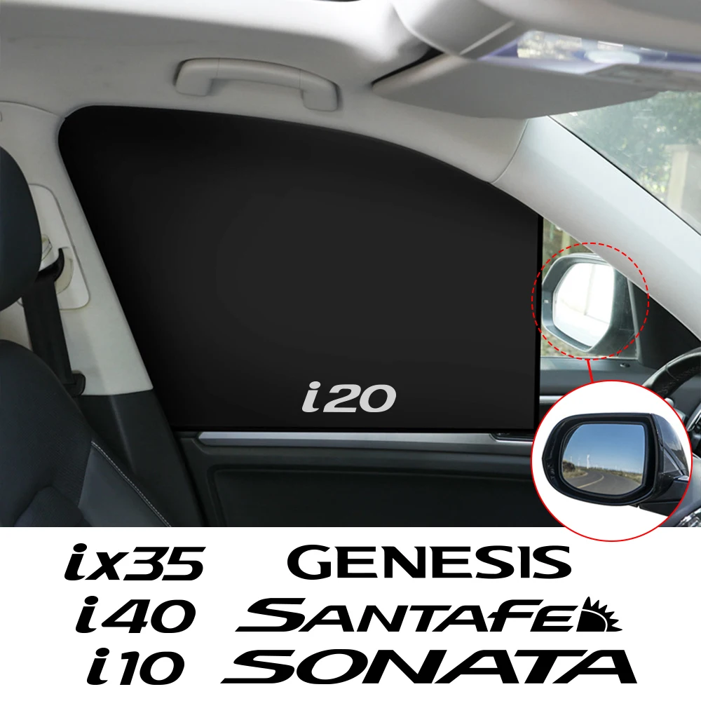 Car Sun Side Window Shade Curtain Cover For Hyundai I10 I20