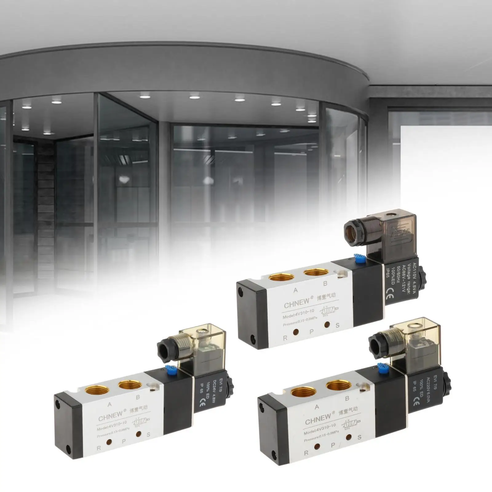 Pneumatic Solenoid Valve Assembly Spare Parts Easy to Install Replacement Aluminum Alloy Accessories Electric Solenoid Air Valve Pneumatic Solenoid Valve Assembly Spare Parts Easy to Install Replacement Aluminum Alloy Accessories Electric Solenoid Air Valve