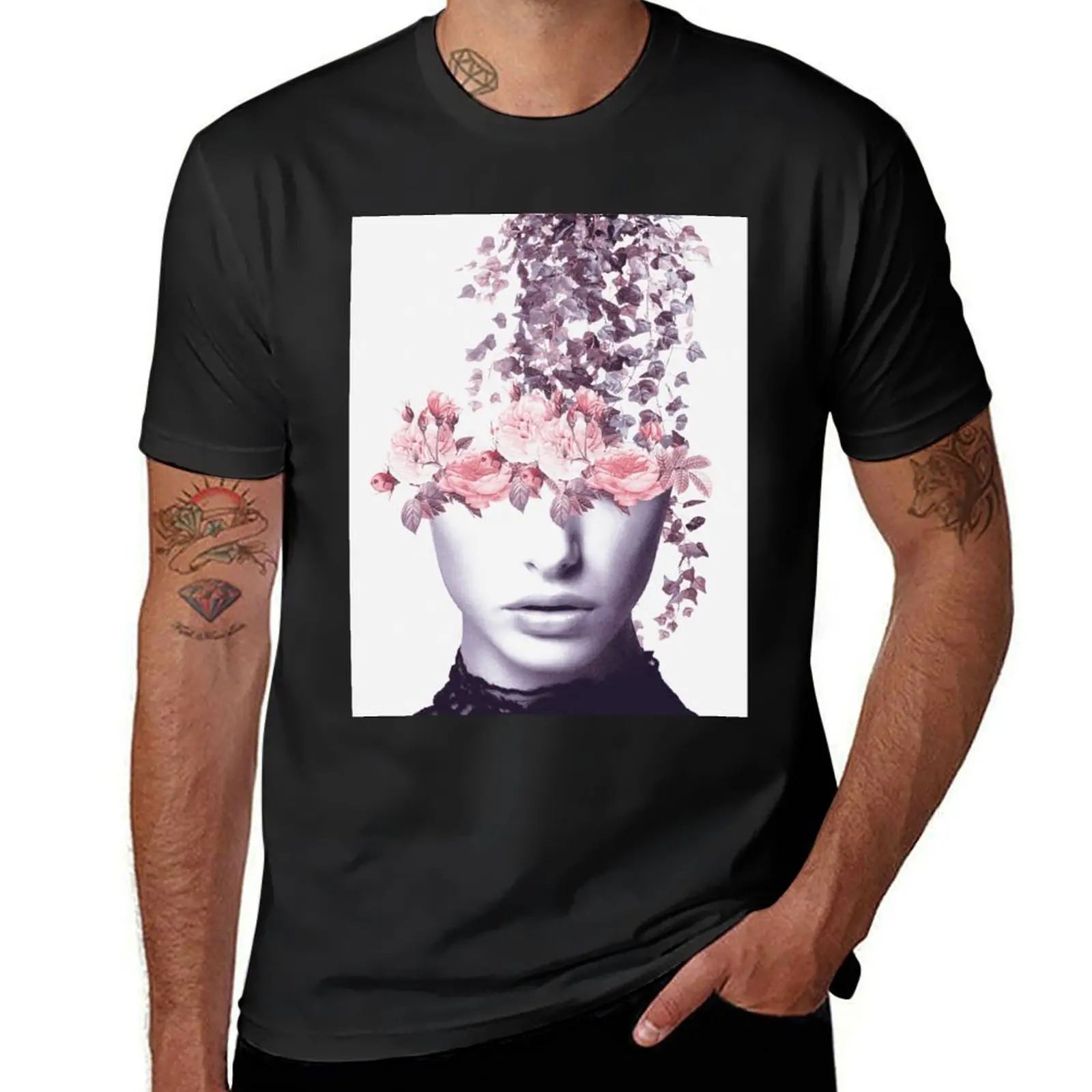 Garden T-Shirt blanks oversized mens t shirt
