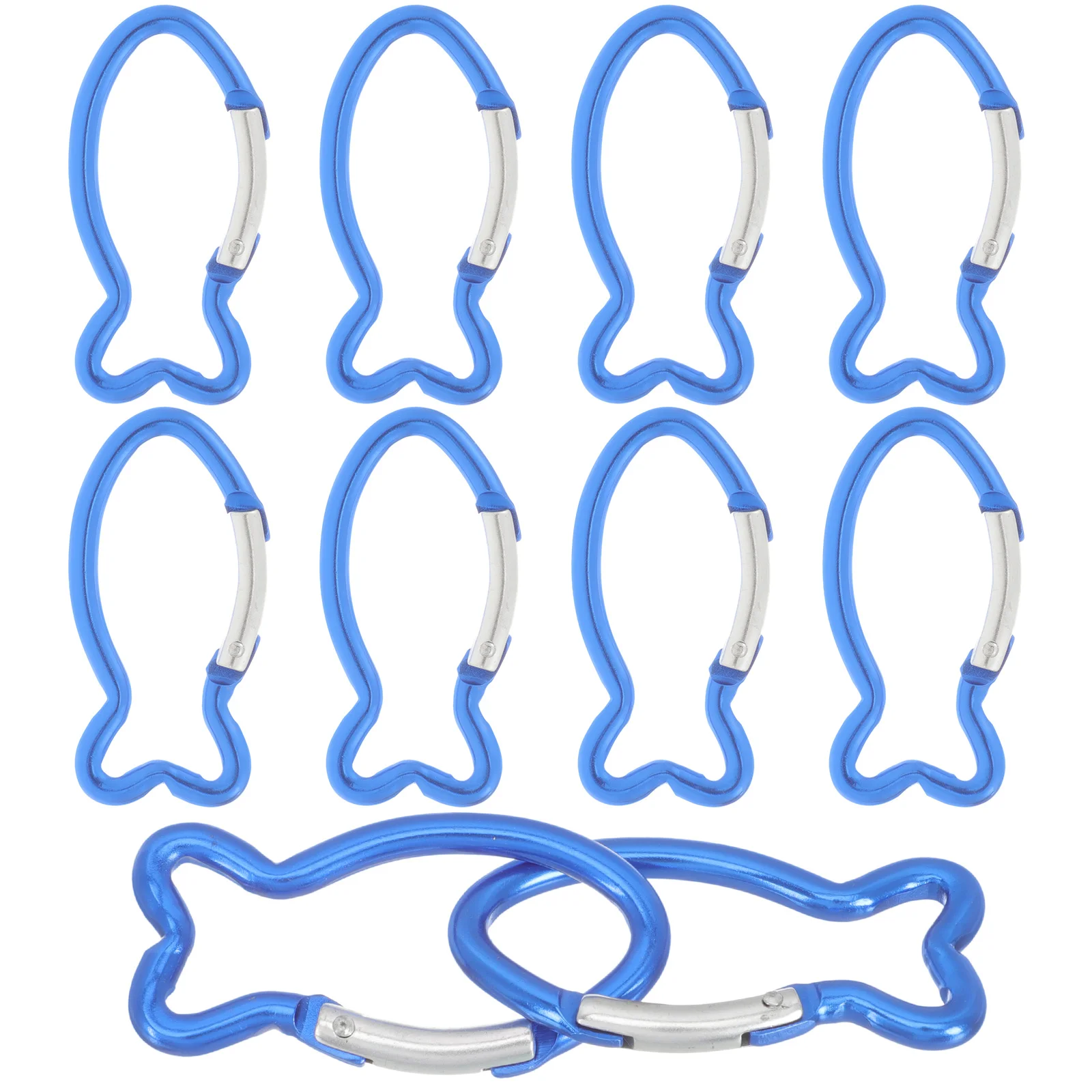 

10 Pcs Carabiner Clip Camping for Climbing Accessory Tools Convenient Backpack Clips Mini Lock Buckles Metal