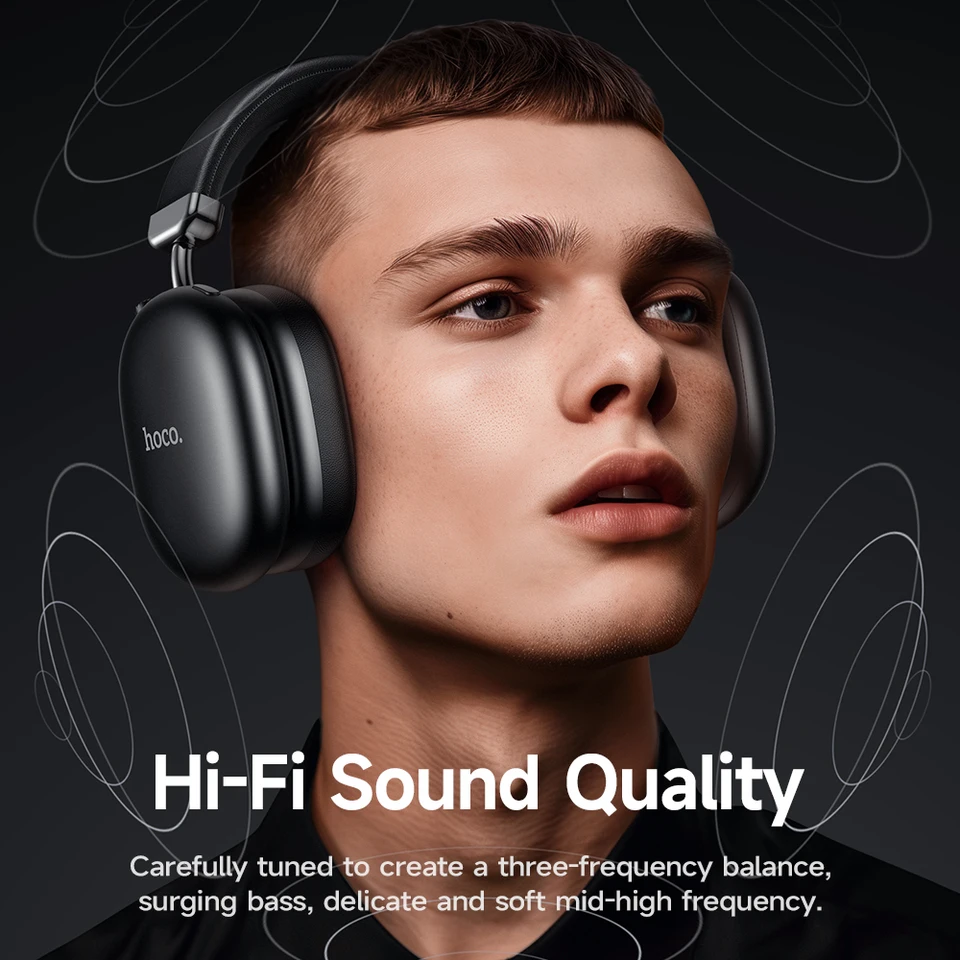 HOCO W35 Max BT headphonesWireless Bluetooth Headphones HIFI