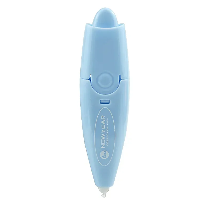1 Piece Simplicity Correction Tape Blue White Solid Color Series Stationery Correction Tape for Kids School