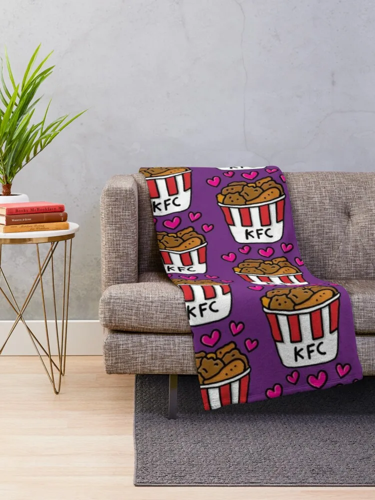 KFCThrow Blanket Fluffy Blankets Large