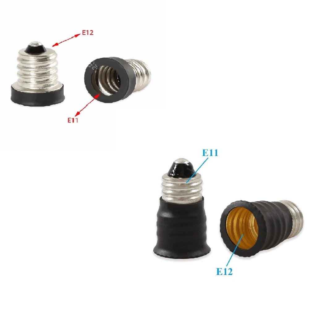 E11 To E14 Candelabra Socket Base LED Light Bulb Lamp Holder Adapter E11 To E14 Candelabra Socket Base LED Light Bulb Lamp Holder Adapter