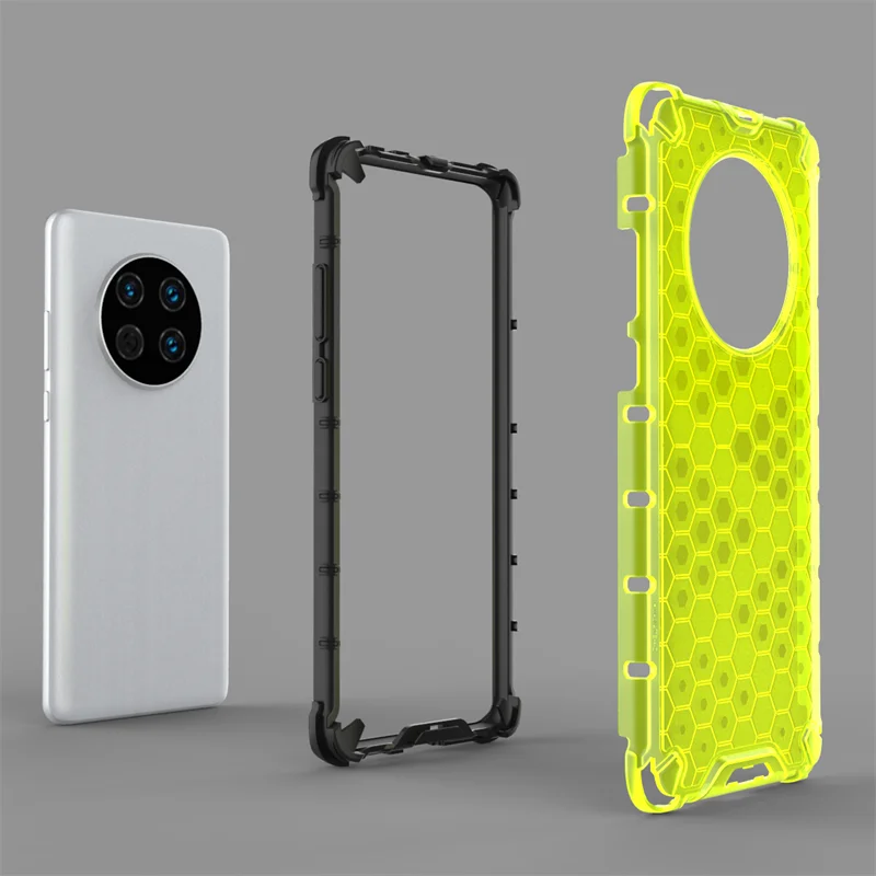 Rugged Shockproof Armor Phone Case with Clear Protective Back Cover