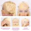 30 40 Inch 250 300% Density Blonde 613 Lace Front Wigs 13x6 HD Lace Wig Transparent Frontal 13X4 Bone Straight Human Hair Wigs 6