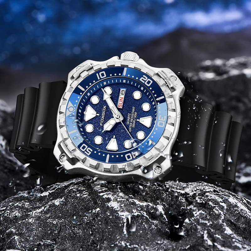 2023 Fashion Mens Watches Fox Top Brand Luxury Big Dial Sports Watch for Men Waterproof Luminous Watch Quartz Date Cloc_voghion.com
