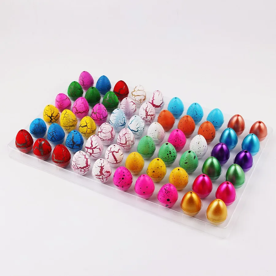 60PCS Soak in water to hatch dinosaur eggs, children's educational toys, birthday creative novelty science and education toys 5