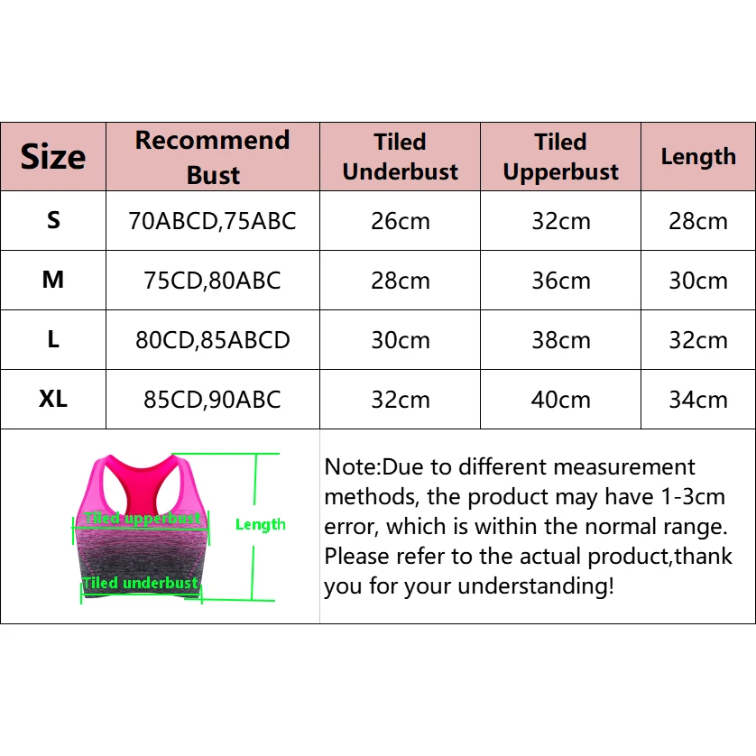 Women Sports Bra Shock-absorbing Bra Breathable Shock-proof Underwear Steel Ring Free Yoga Bra Running Vest Fitness Workout Tops Best Sellers In Sports & Entertainment
