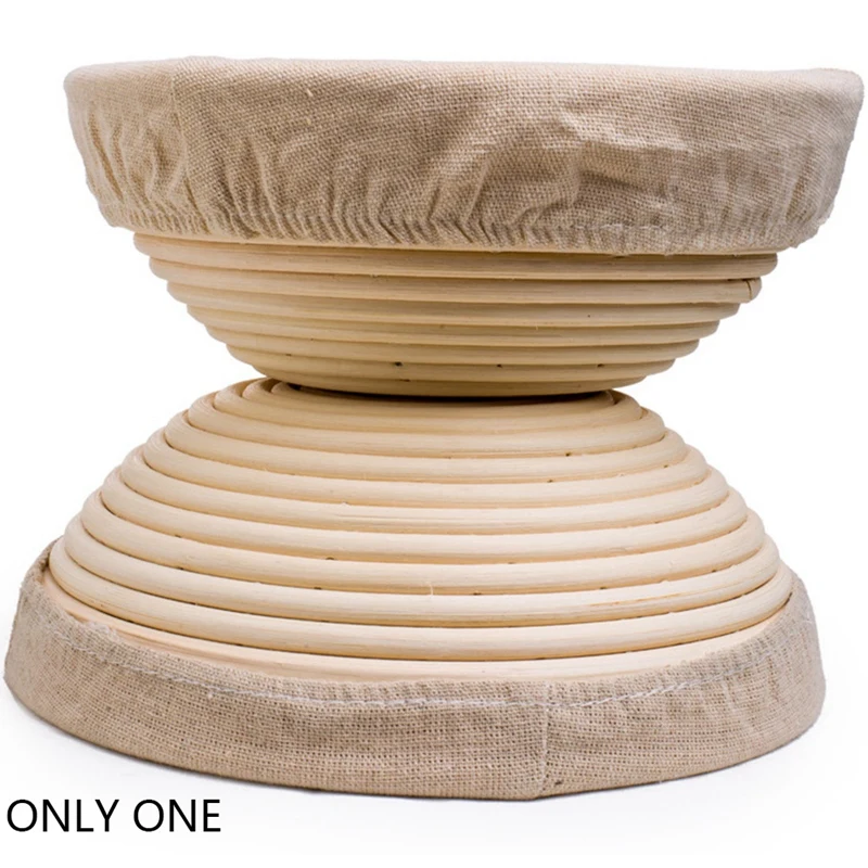 Round Proofing Basket, Easy To Bake Bread, Bread Fermentation, Bread Basket With Washable Cloth