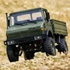 Rc Electric Off-Road Cremlimbing Ote Control Car  1:12 U1300 Unimog Abs Plastic Armygreen Toy Model Remote Control Kid Xmas Gift 3