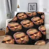 Funny Kanye West Meme Printed Blanket Picnic Blankets Warm Blanket Soft and Comfortable Blanket Home Travel Birthday Gift 5