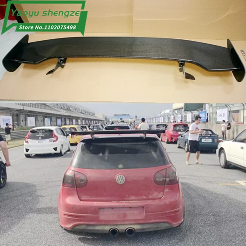 Golf 4 5 6 7 Mk4 5 6 7 Gt Stile In Fibra Di Carbonio Posteriore Labbro Del Tetto Spoiler Ala Per Volkswagen Mk 4 5 6 7 Mk 7.5 2008-2018