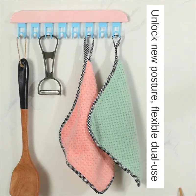 

Вешалка с восемью крючками удобная прочная модная многофункциональная удобная вешалка для одежды для общежития волнистая вешалка