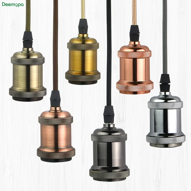 Portalámparas Colgante Vintage E27 De Baquelita Negra Con Anillo – Lámpara Edison Para Decoración Retro | Art Deco Emporium