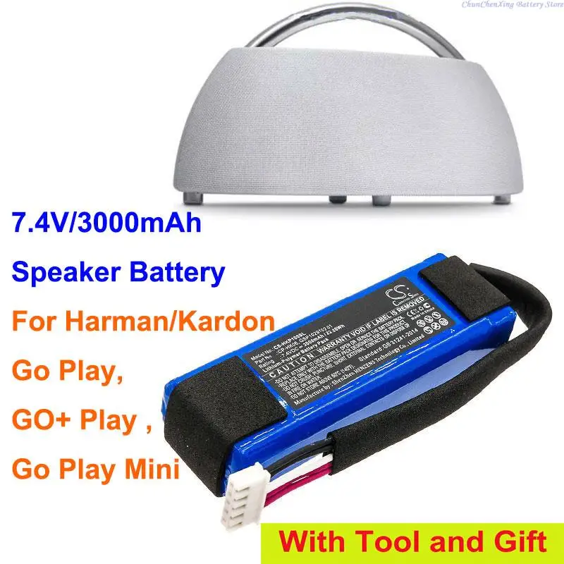 Аккумуляторная батарея OrangeYu 3000 мАч, GSP1029102 01 Для Harman/Kardon Go Play, Go Play Mini
