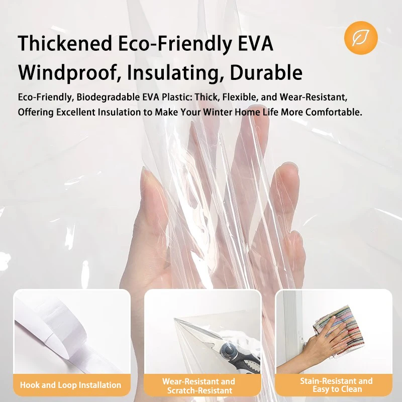 EVA Transparent Window Insulation Film Pack