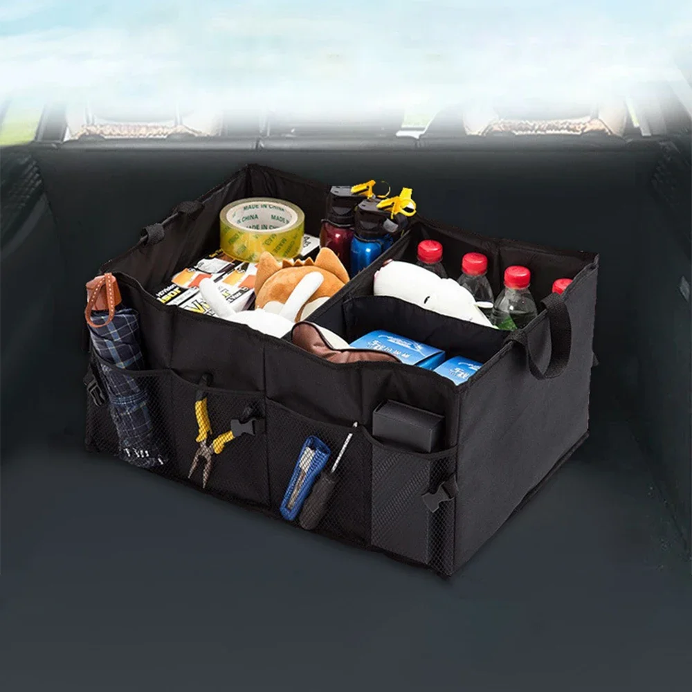 Car Trunk Storage Bag Folding Multifunction Container Tool Food Storage Bags Organizer Trunk Box for Universal Car car trunk organizer car storage bag trunk organizer trunk storage holder car interior organizer