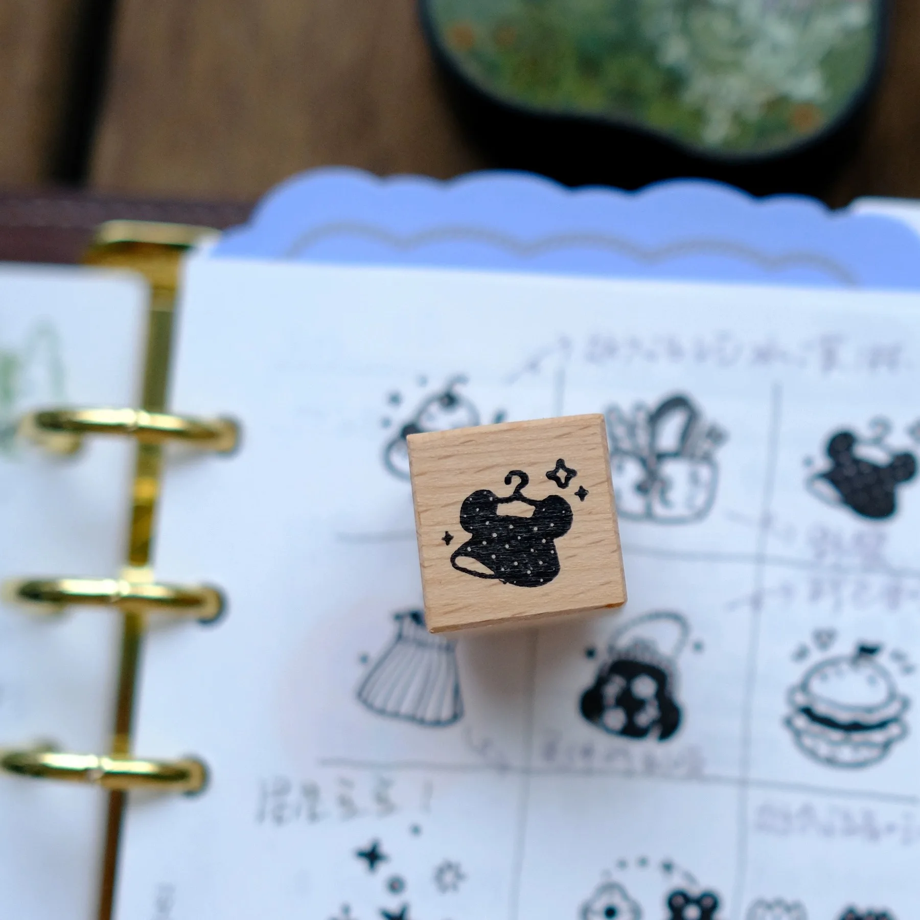 Vintage kleine Feiertage Holzstempel für DIY Scrapbooking Fotoalbum Kartenherstellung – Detail 7