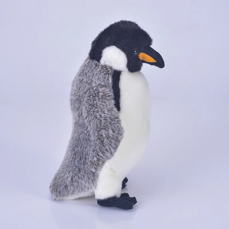 Peluche Pinguino Con Orecchie Da Coniglio 23 Cm - Morbido Cuscino Giocattolo Per Bambini E Regalo