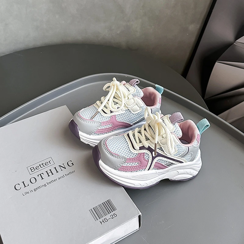 Breathable Mesh Kids Casual Sneakers for Autumn Outdoor