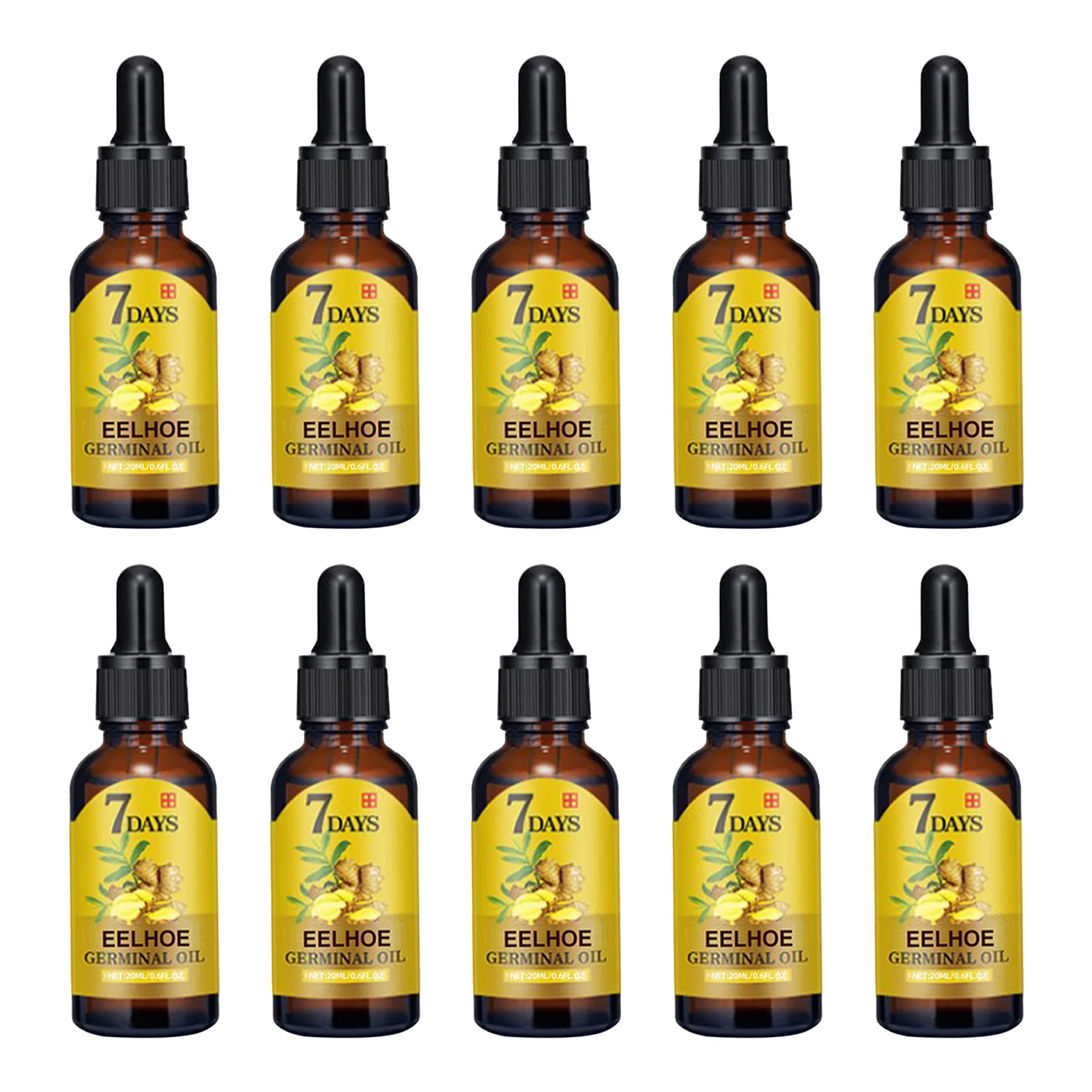 Ginger Hair Growth Oil Anti Hair Loss Serum Essence Treatment Scalp Nourishing