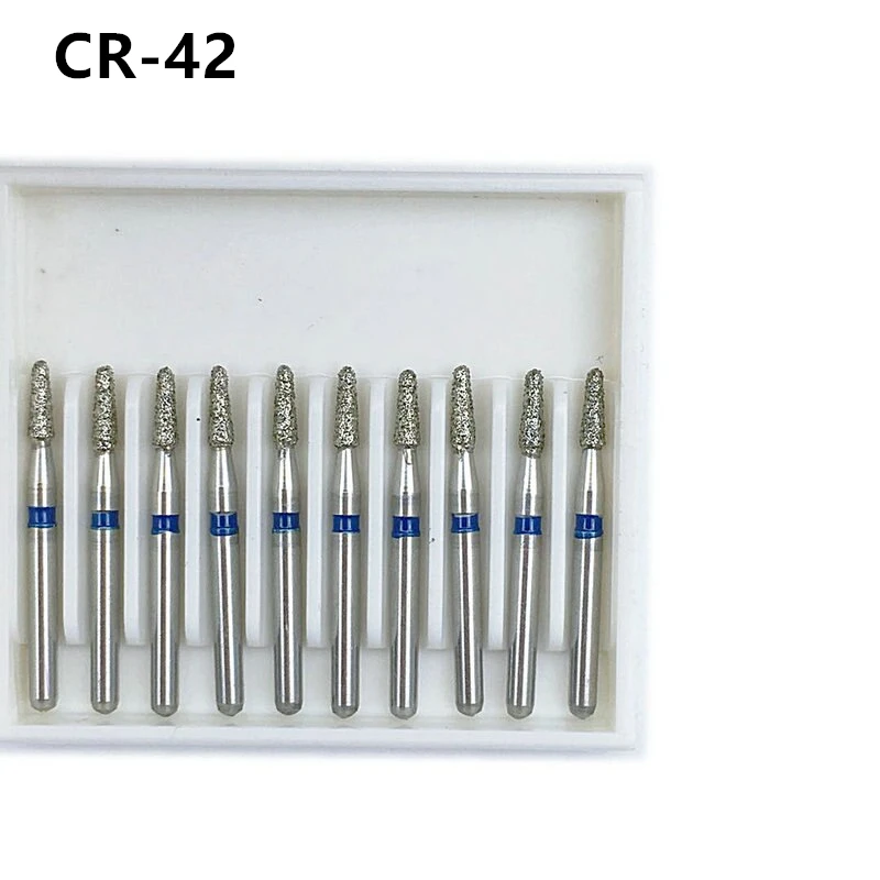 

10pcs/box Dental Diamond Burs Drill FG Dia-burs for Teeth Whitening Dentistry Tools CR-42