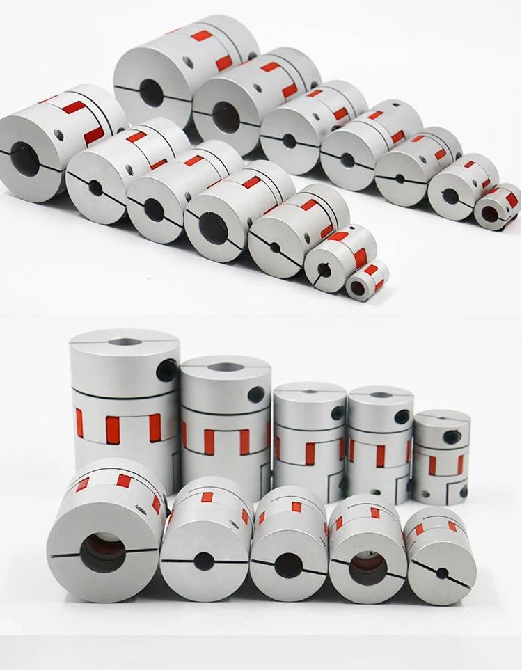 Description Picture 5 of itemD40 L50 Flexible Plum Clamp Coupler Size 8/10/12/14/16/18/20/22mm Jaw Shaft Coupling