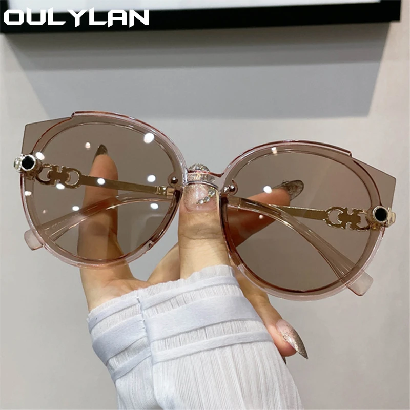MAYTEN Women Round Sunglasses 2022 Luxury Brand Designer Cat Eye Sun Glasses Men Vintage Eyelasses Black Shades UV400 Female New big round sunglasses