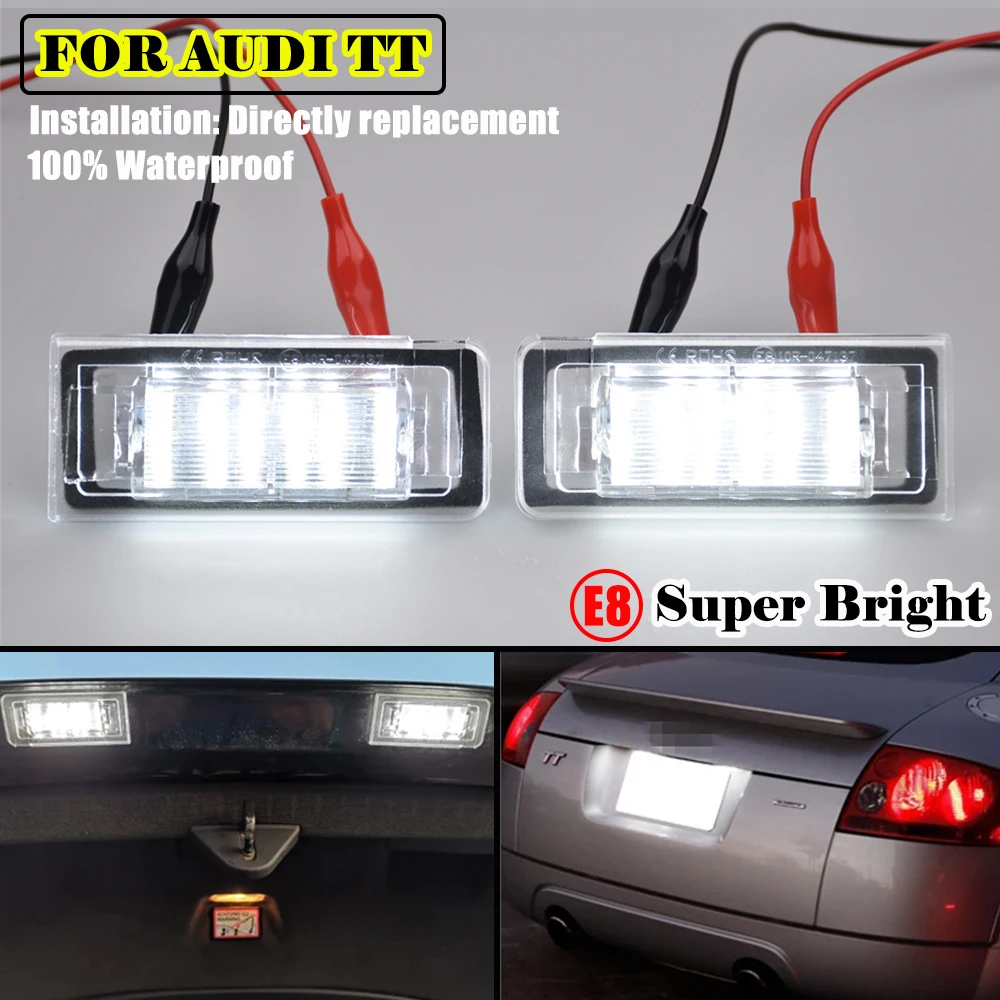 Muslimled Targa Luci Per Audi Tt Mk1 Audi Tt 8N Roadster 8 N9 Audi Tt Coupe 8 N3 Numero Lampade Ricambio Auto