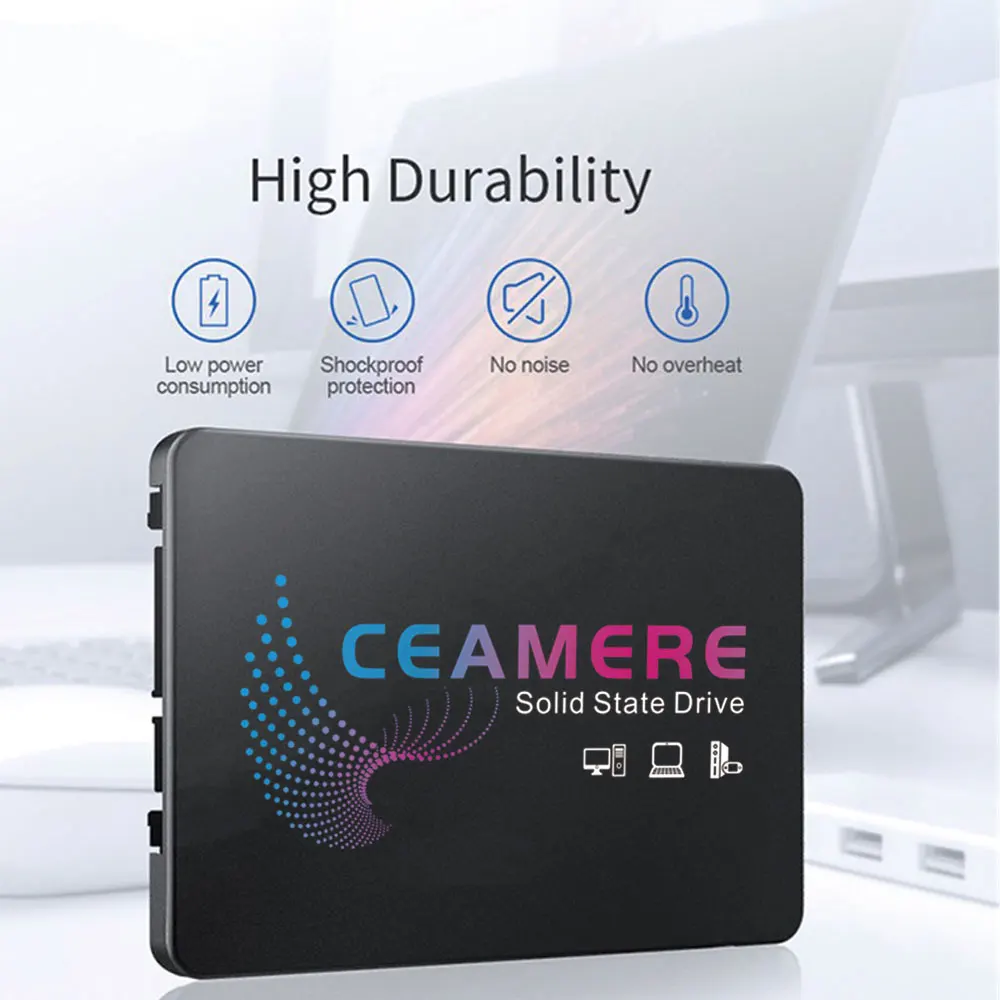 CeaMere 2.5 SSD 10PCS 120GB 128GB Computer Solid State Hard Disk 240GB 256GB SSD 512GB 1TB Internal Hard Drive Free Custom Logo internal ssd for laptop