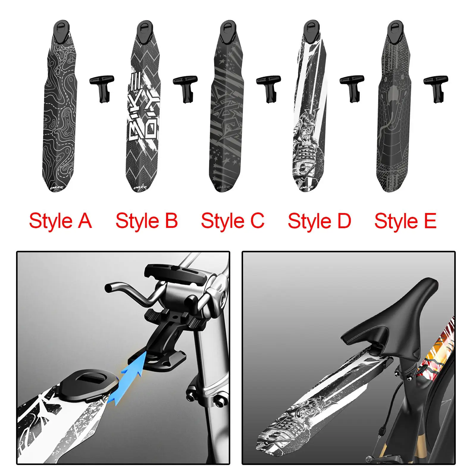 Bike Mudguard, Bicycle , Mud Guard Durable High Quality Narrow Splash for Road Bikes Riding Accessories