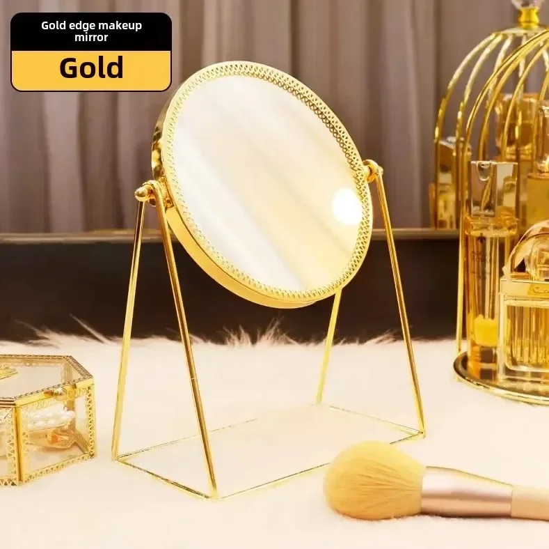 שולחן איפור מינימליסטי לנשים עם מראות, מעמד איפור לתכשיטים ושמלות, עיצוב ביתי אסתטי