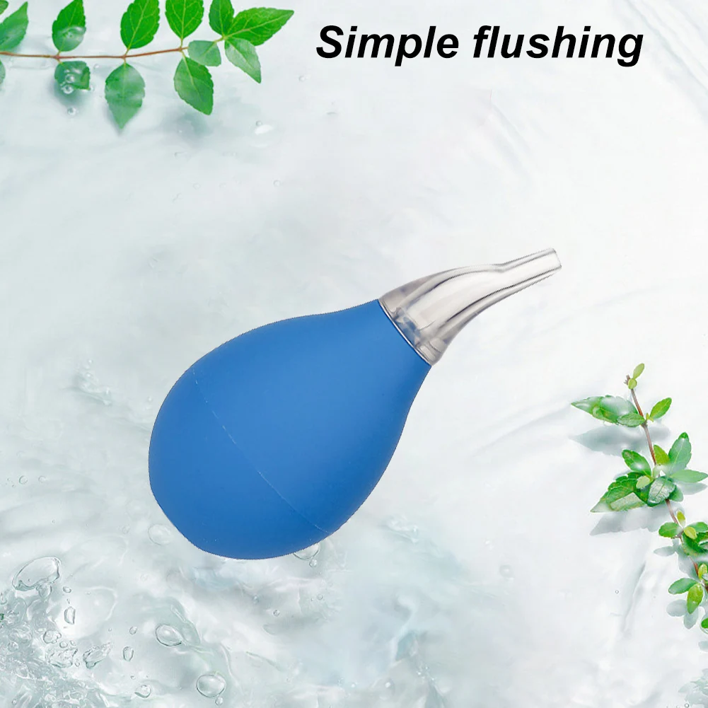 Baby Newborn Mucus Vacuum Medical PVC Baby and Infant Runny Nose Cleaner Soft Tip Nasal Suction Device Water Drop Shape