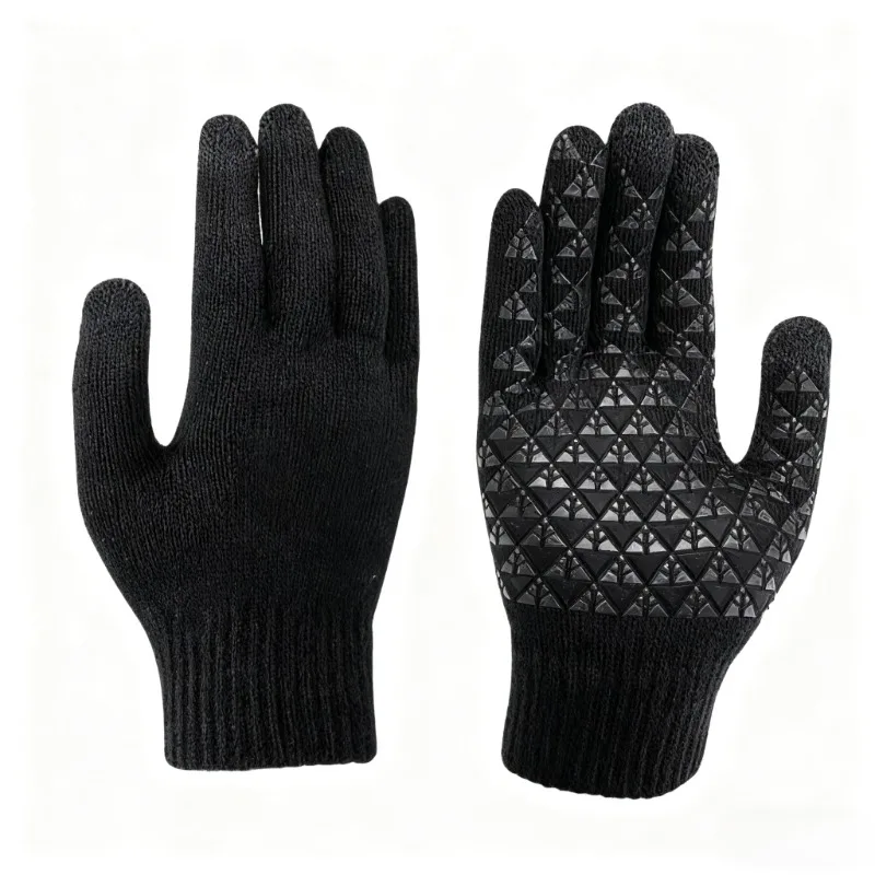 Winter-Anti-Rutsch-warme Handschuhe – Unisex, verdicktes Thermofutter, rutschfeste Handfläche, für Männer und Frauen, Skifahren, Radfahren, Wandern ﻿ – Detail 11